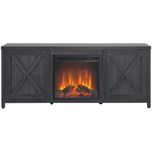 Taylor TV Stand with Log Fireplace