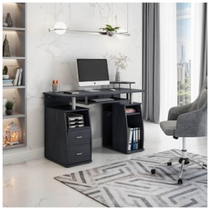 Techni Mobili Computer Workstation Desk With Storage, Espresso