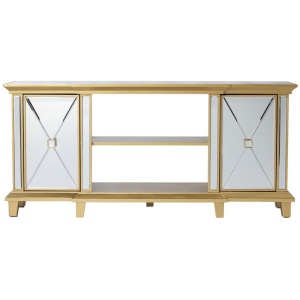 Toulouse Mirrored Media Console