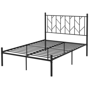 Twin/Full/Queen Size Platform Bed Frame with Sturdy Metal Slat Support-Full Size