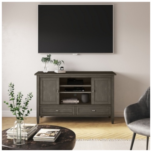 "Warm Shaker 47" TV Stand", Gray