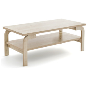 47 Inches Accent Rectangular Coffee Table for Living Room-Natural