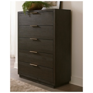 Bruxworth 5 Drawer Chest of Drawers, Dark Brown