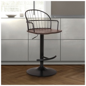 Edward Adjustable Height Bar Stool