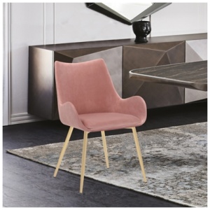 Avery Dining Chair, Blush