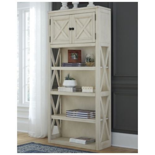 "Bolanburg 75" Bookcase with Cabinet and 3 Shelves", Two-tone