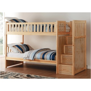 Carissa Bunk Bed With Storage Staircase