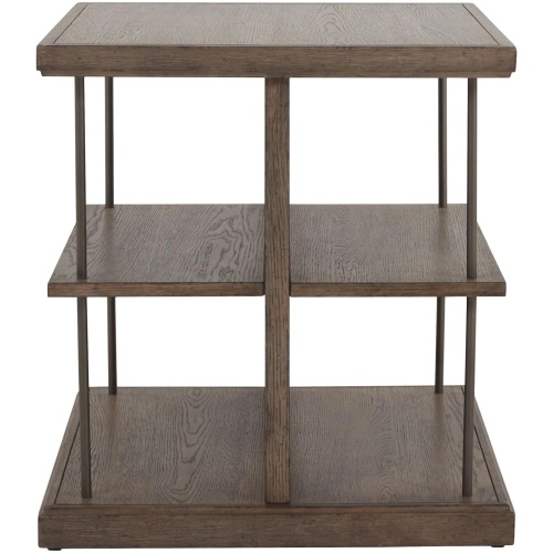 City Scape End Table w/ Shelves