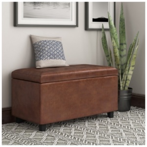 Cosmopolitan Rectangle Storage Ottoman