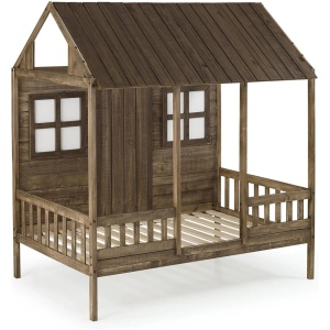 Front Porch Low Loft Bed with Twin Trundle