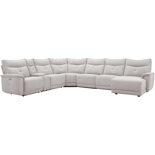 Graceland 7-pc. Sectional Sofa w/Power Headrests