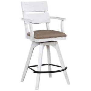 La Sierra Panel Back Bar Stool