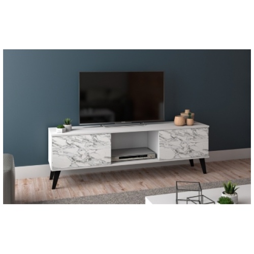 "Manhattan Comfort 54" Doyers TV Stand", Marble