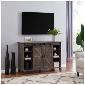 Southern Enterprises Furniture Barn Door 47" TV Stand, Brown