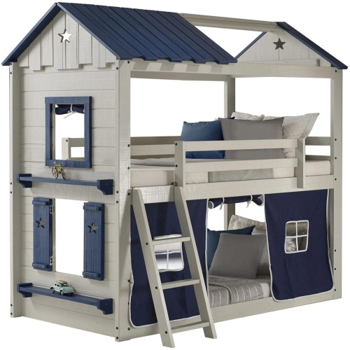 Star Gazer House Bunk Bed with Tent Kit