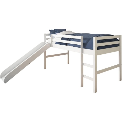 Tent Low Loft Bed with Slide