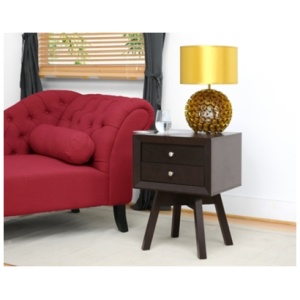 Warwick Brown Accent Table and Nightstand