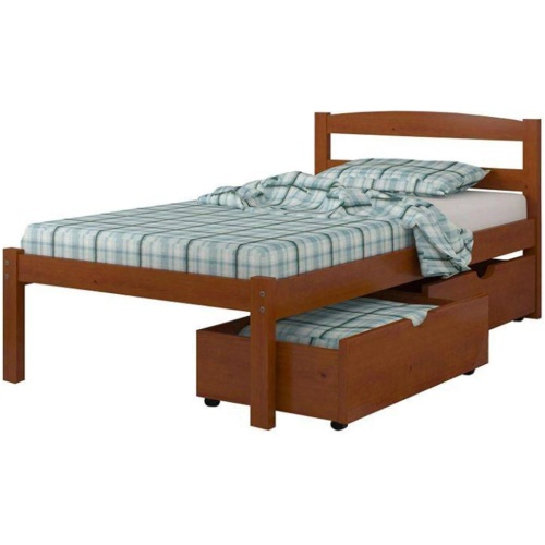 Econo Scandinavian Bed with Dual Underbed Drawers