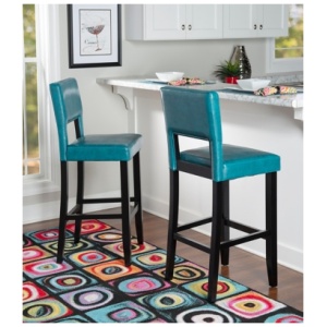 Emilion Vega Bar Stool, Blue