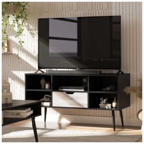 "Ameriwood Home Malone 48" TV Stand", Black