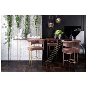 Astrid Bar Stool, Pink