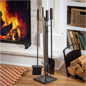 Atticus 5 Piece Fireplace Toolset