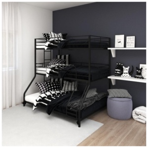 Atwater Living Callum Metal Triple Bunk Bed