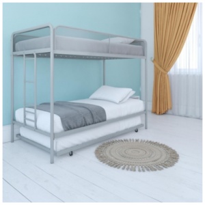 Atwater Living Elia Triple Twin Metal Bunk Bed