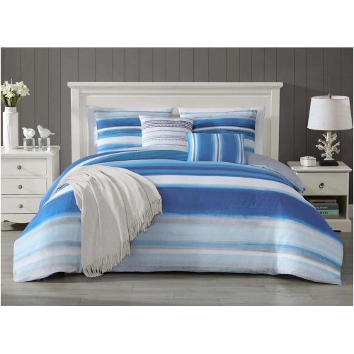 Bebejan Coastal Stripe 5-pc. Reversible Comforter Set