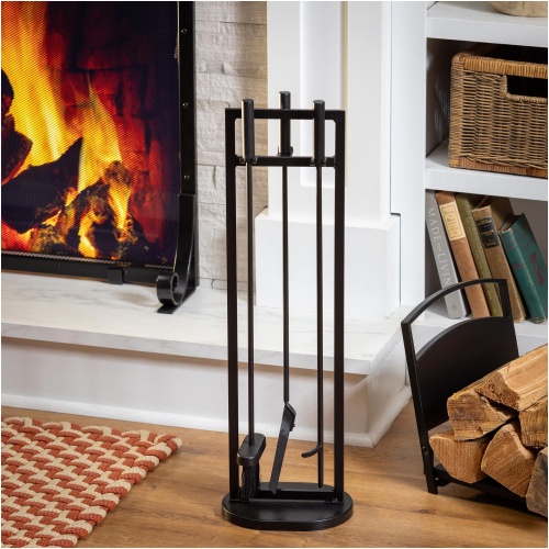 Classic 4 Piece Fireplace Toolset