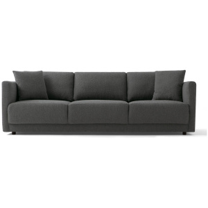 Domus 93" Fabric Sofa, Gris Boucle