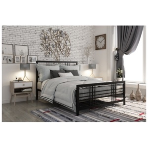 Dorel Burbank Queen Bed, Black