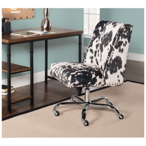 Draper Office Chair, Black/White