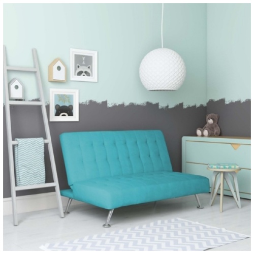 Kids Sofa Futon, Teal