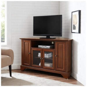 "Lafayette 48" Corner TV Stand", Dark Brown