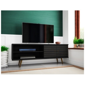 "Manhattan Comfort Liberty 62" TV Stand", Black