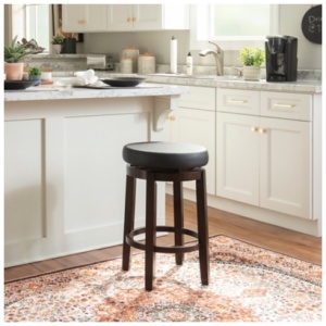 Maya Counter Height Bar Stool, Black