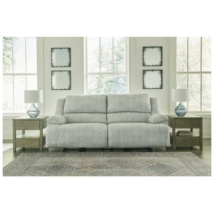 McClelland Manual Reclining Sofa, Gray