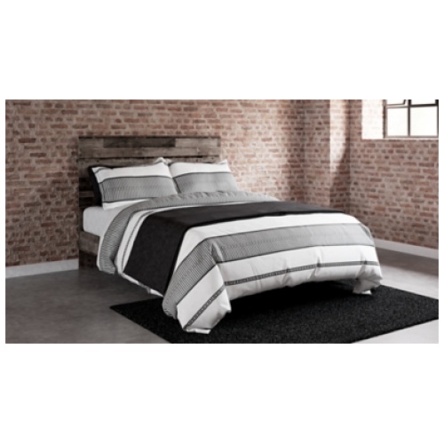 Neilsville Queen Panel Platform Bed, Multi Gray