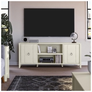 Novogratz Her Majesty TV Stand, White