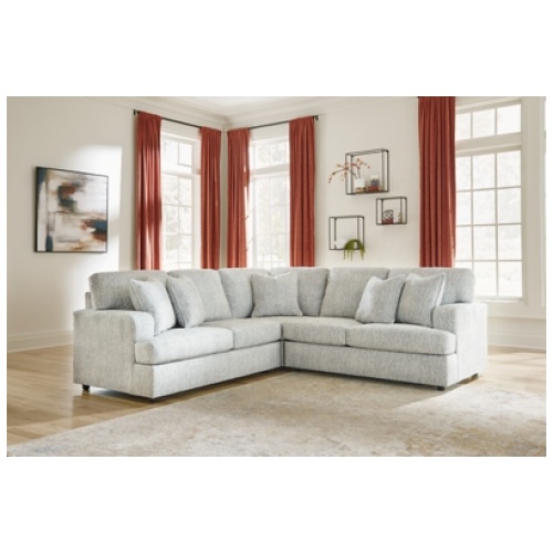 Playwrite 3-Piece Sectional, Gray