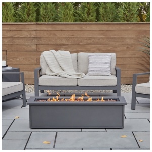 Real Flame Maya Propane Fire Pit, Weathered Slate