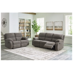 Scranto Sofa and Loveseat, Brindle