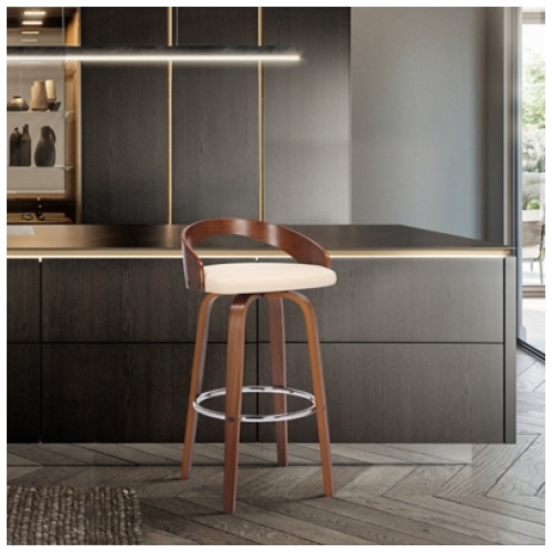 Sonia Bar Stool, Cream