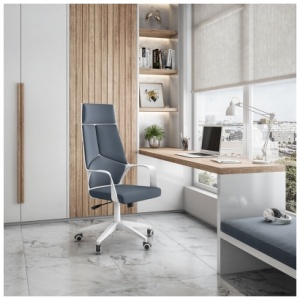 Techni Mobili Modern Studio Office Chair, Gray