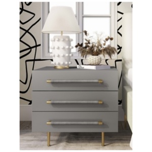 Trident Gray Nightstand