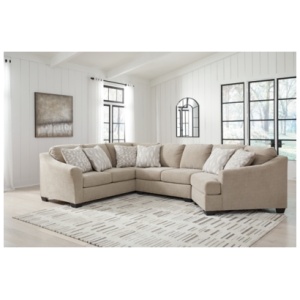 Brogan Bay 3-Piece Sectional with Cuddler, Cork