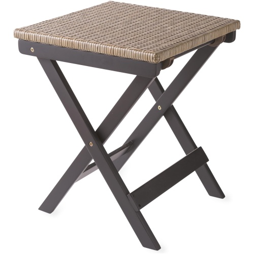 Claytor Folding Eucalyptus Outdoor Side Table