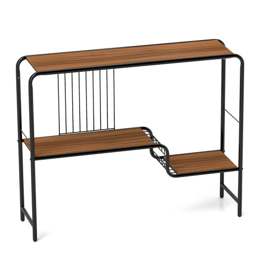 Console Table with Storage Shelf and Metal Frame for Living Room