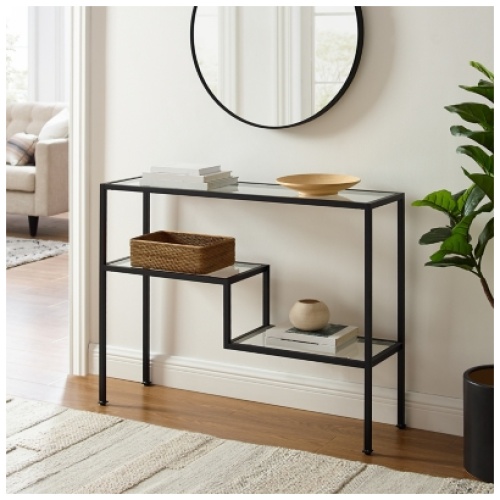 Crosley Furniture Sloane Entryway Console Table, Matte Black